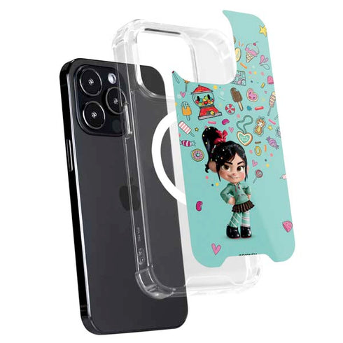 Disney Wreck-it Ralph Vanellope Sugar Icons iPhone 15 Pro MagSafe Case